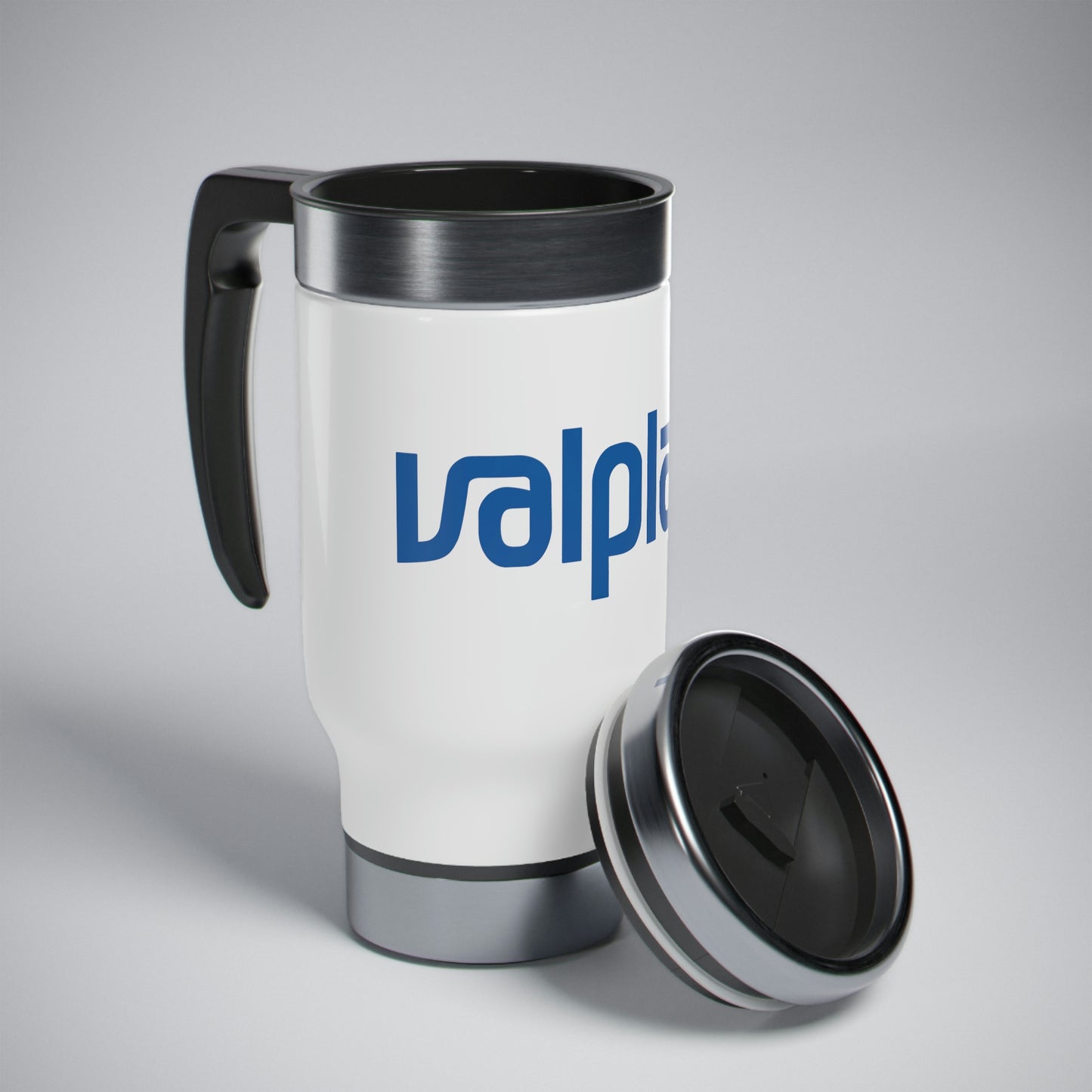 Stainless Steel Travel Mug with Handle, 14oz